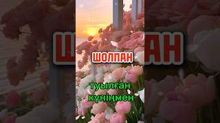 ШОЛПАН ТУҒАН КУНЫҢМЕН