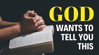 GOD wants to TELL you this 📖 #bible