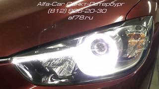 Тюнинг Mazda CX-5 в ателье ALFA-CAR  световод+GD-кольца