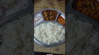 #shorts #asmr Ghee rice with chicken curry, Salad, Mango Pickles eating asmr | Satisfying sounds