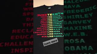 Happy Juneteenth T-shirts #shorts