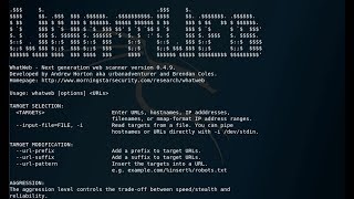 Website Gathering information with "Whatweb" on Kali Linux