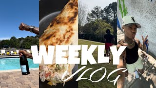 WEEKLY VLOG | Practicing STILLNESS +CELEBRATING MY BIRTHDAY, POOL & PARK Days, Cooking + More