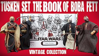 Star Wars . Unboxing y Analisis del Tusken Set The Book of Boba Fett . Vintage Collection .