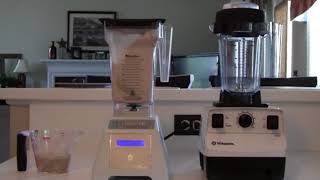 Blendtec Total Blender vs  Vitamix 5200, Part 5 of 5   Dry Grinding blender dude