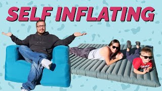 One Button, Self Inflating Camping Sofa!