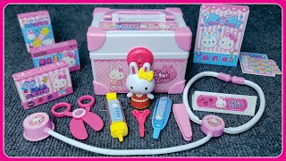 6 Minutes Satisfying with Unboxing Pink Rabbit Doctor Box ASMR (no music)