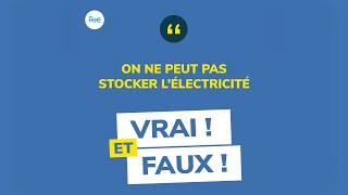 Peut-on stocker l'électricité ?