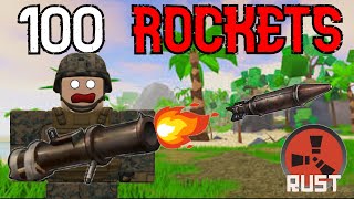 I farmed 100 Rockets in Trident Survival (Roblox Rust)