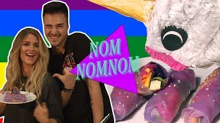 NOMNOMNOM: (UNICORN) RAINBOW SPRINGROLLS! Mit Nadine Mayerhofer und Aquamarin