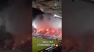 RACE NA STADIONIE ŁKS | ŁKS ŁÓDŹ - GÓRNIK ŁĘCZNA #shorts #łks #kibice #football #pilkanozna #1liga