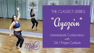 Classic Belly Dance Choreography with Zills - Intermediate Belly Dance Lesson