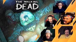 Gamers Reactions to Brody (Zombie) Attack on Clem | The Walking Dead: The Final Season