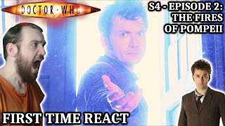 FIRST TIME WATCHING Doctor Who | Season 4 Episode 2: The Fires of Pompeii REACTION