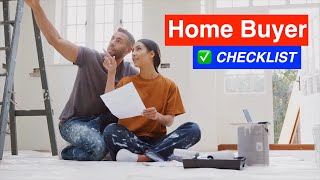 First Time Home Buyer Checklist