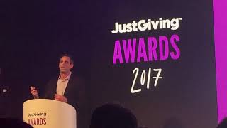 Jerry Needel opens the JustGiving Awards 2017 | UK Fundraising