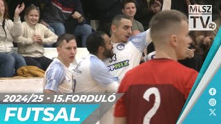 Vehir.hu Futsal Veszprém – MVFC Berettyóújfalu | 4-0 | Férfi Futsal NB I |15. fordu-ló | MLSZTV