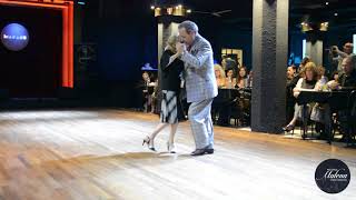 Festejando los 94 años y medio de Norma Galli junto a Jorge Rodriguez en Milonga Malena!!