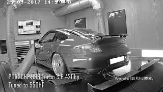 Porsche 996 Turbo 3.6 420hp tuned to 550HP powered by ASD PERFORMANCE