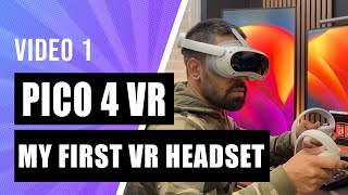 Trying VR for the First Time with Pico 4 VR Headset - Its Awesome - Unboxing and Review