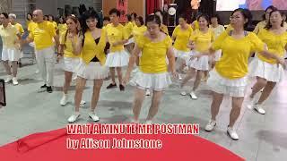 Wait A Minute Mr Postman line dance