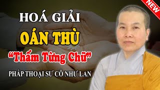 LẤY TÌNH THƯƠNG XOÁ BỎ HẬN THÙ (Rất Cảm Động) - Pháp Thoại Sư Cô Như Lan