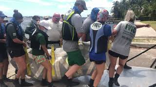 Amazing Manatee Rescue at the Cape Coral Yacht Club and Beach