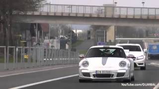 Porsche 997 GT3 RS 4 0 w   Akrapovic Exhaust System! LOUD Sounds!