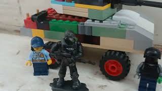 lego battle of police military swat action figures vs group of terrorists war trailer coming soon...