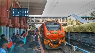 Inaugural Malda - SMVT Bengaluru AMRIT BHARAT EXPRESS arriving Bolpur Shantiniketan..🤩