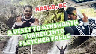 Vlog-5 | A Visit to Ainsworth Hot Springs turned into Fletcher Falls, Kaslo BC | Desi Canadian Vlogs