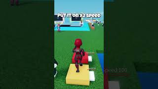 put it on 2x speed #roblox #deadpool