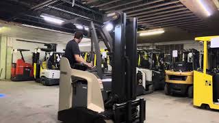 2015 Crown RC5535-35 3500lbs Used Stand Up Electric Forklift - U47405