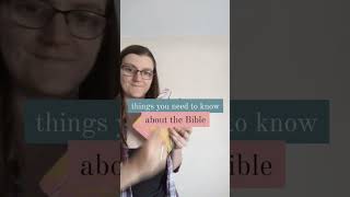 3 things you need to know about reading the Bible #BibleStudy #Shorts