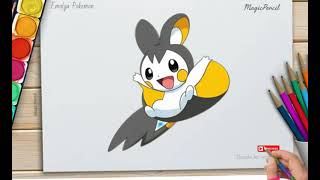 How to Draw Emolga Pokemon