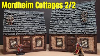 Painting a Mordheim Cottage, dnd, terrain tutorial 2/2