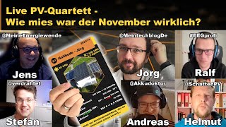 Live PV-Quartett – Wie mies war der November wirklich?