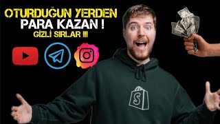 OTURDUĞUNUZ YERDEN MİLYONLARCA DOLAR KAZANMANIN SIRRI ! NASIL MİLYONER OLUNUR #youtube