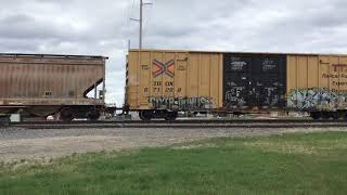 BNSF train in Moorhead