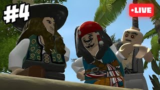 🔴 (AO VIVO) LEGO PIRATAS DO CARIBE: O VIDEOGAME - NAVEGANDO EM ÁGUAS MISTERIOSAS! / FINAL #04