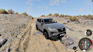 Toyota Fortuner Extreme Off-Roading Gone Wrong | BeamNG.drive (Gamepad Gameplay)