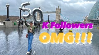 Cookbookbyvaish Celebrating 50k Instagram Family at London Bridge. #london #londonbridge