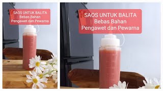 Saos Apel Untuk Balita | Bebas Bahan Pengawet dan Pewarna #mpasi #resep #masak