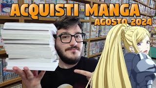 ACQUISTI MANGA AGOSTO 2024 Parte 2 | Finalmente COMINCIO questa SERIE!