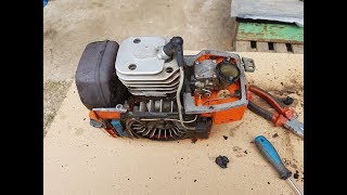 How to repair chainsaw | rubber joints | husqvarna