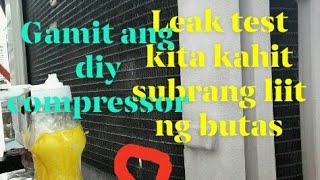 PAANO MAG LEAK TEST NG AIRCON || SPLIT TYPE OUTDOOR UNIT #ANDIYEL CHANNEL