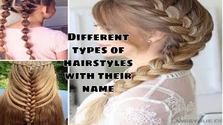 Different types of hairstyles with their names