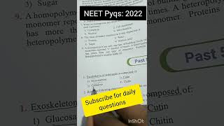 NEET question #shors #important pyqs #practic#neet exam #love #song 🧑‍⚕️✍️✍️