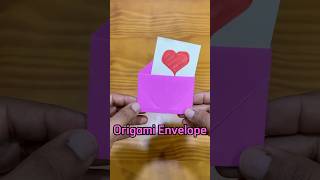 Origami Envelope #love #art #origami #dobradura #diy #papercraft #envelope #letter #carta