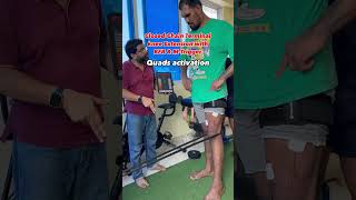 ACL surgery exercise #physio #acl #jogeshwari #kneeinjury #football #trending #kneepain #biofeedback